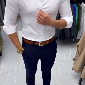 Classic White Slim Fit Formal Shirt Bundle – Just ₹149