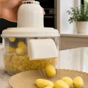 Compact Electric Food Chopper and Vegetable Processor for Effortless Meal Preparation