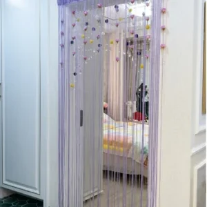 Premium Floral String Door Curtain with Modern Design