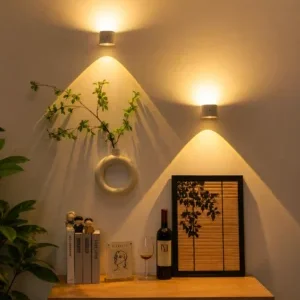 Contemporary Ambient LED Wall Sconce - Stylish Interior Lighting Solution