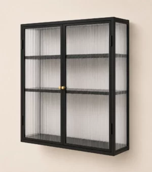 Contemporary Wall-Mounted Storage Solution Cabinet