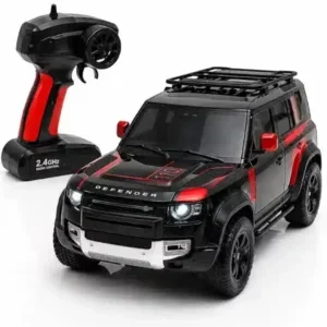 Elite 4×4 RC SUV Defender – High-Speed Remote Control Vehicle in Black & Red