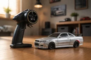 Metallic Silver High-Performance Drift RC Sports Car – Premium Edition